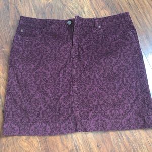 Corduroy Skirt